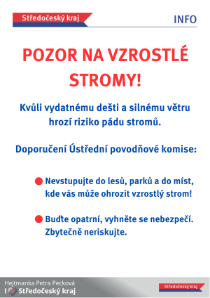 Pozor na vzrostlé stromy